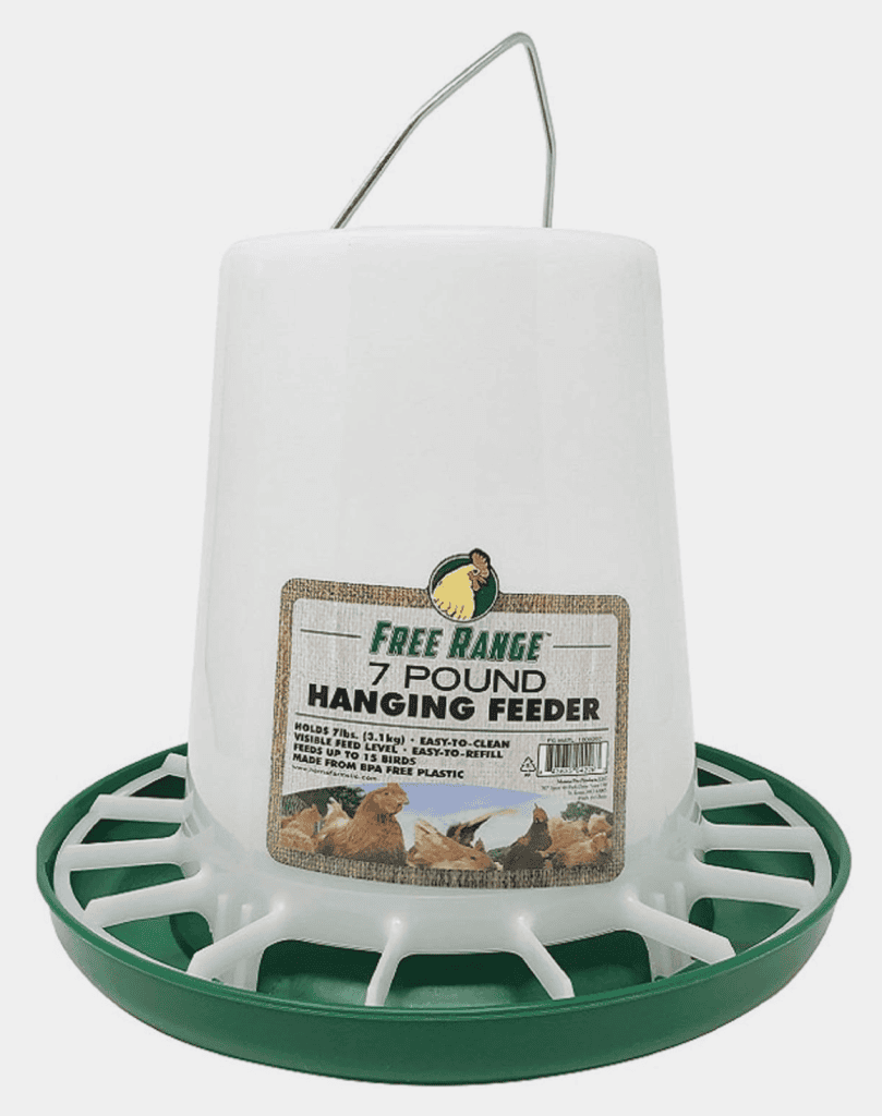 Harris Farms Plastic Hanging Poultry Feeder.