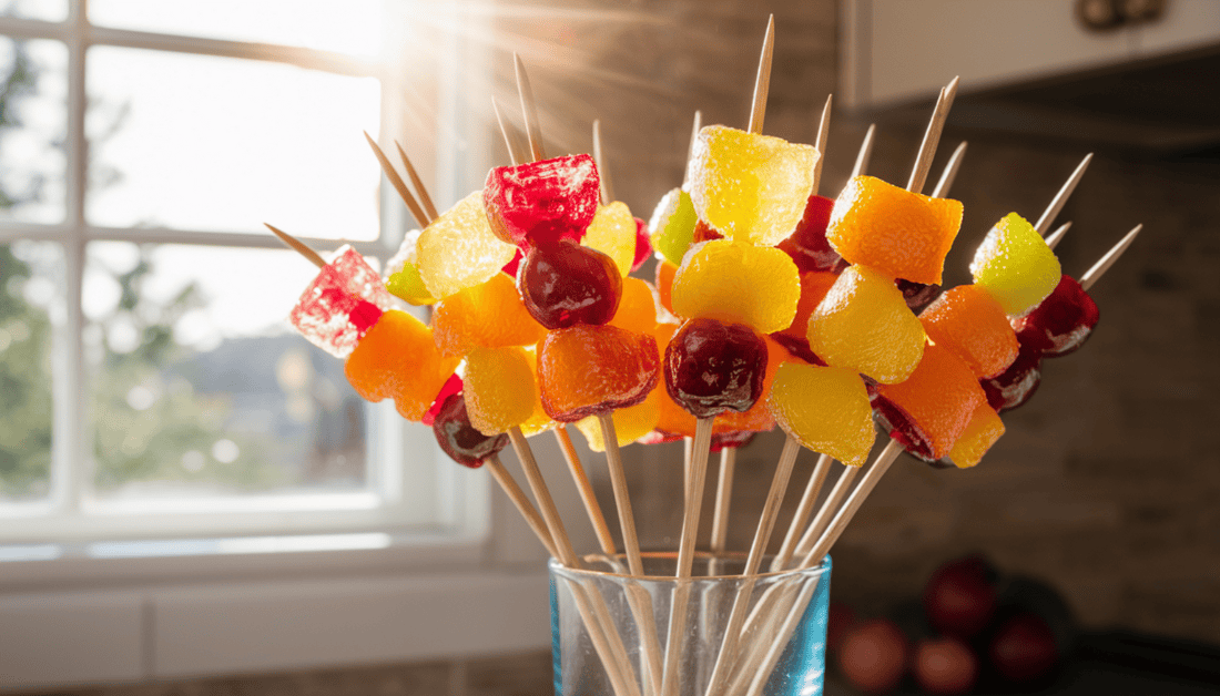 5 Minute Easy Tanghulu Recipe (Chinese Candied Fruit)
